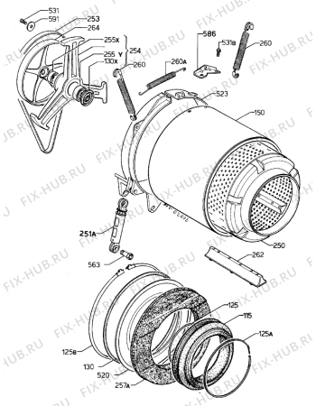 Взрыв-схема стиральной машины Matura OEKOSTAR9140 - Схема узла Functional parts 267